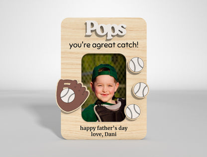 Dad Fridge Photo Magnet SVG Bundle Laser Cut File for xTool and LightBurn