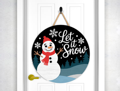 Christmas Door Hanger SVG Bundle 9 Gnome Santa Laser Cut Des 6