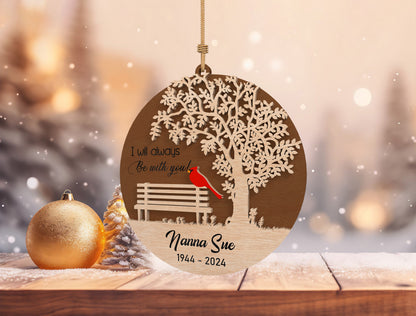 Memorial Bench Ornament SVG for Glowforge and LightBurn