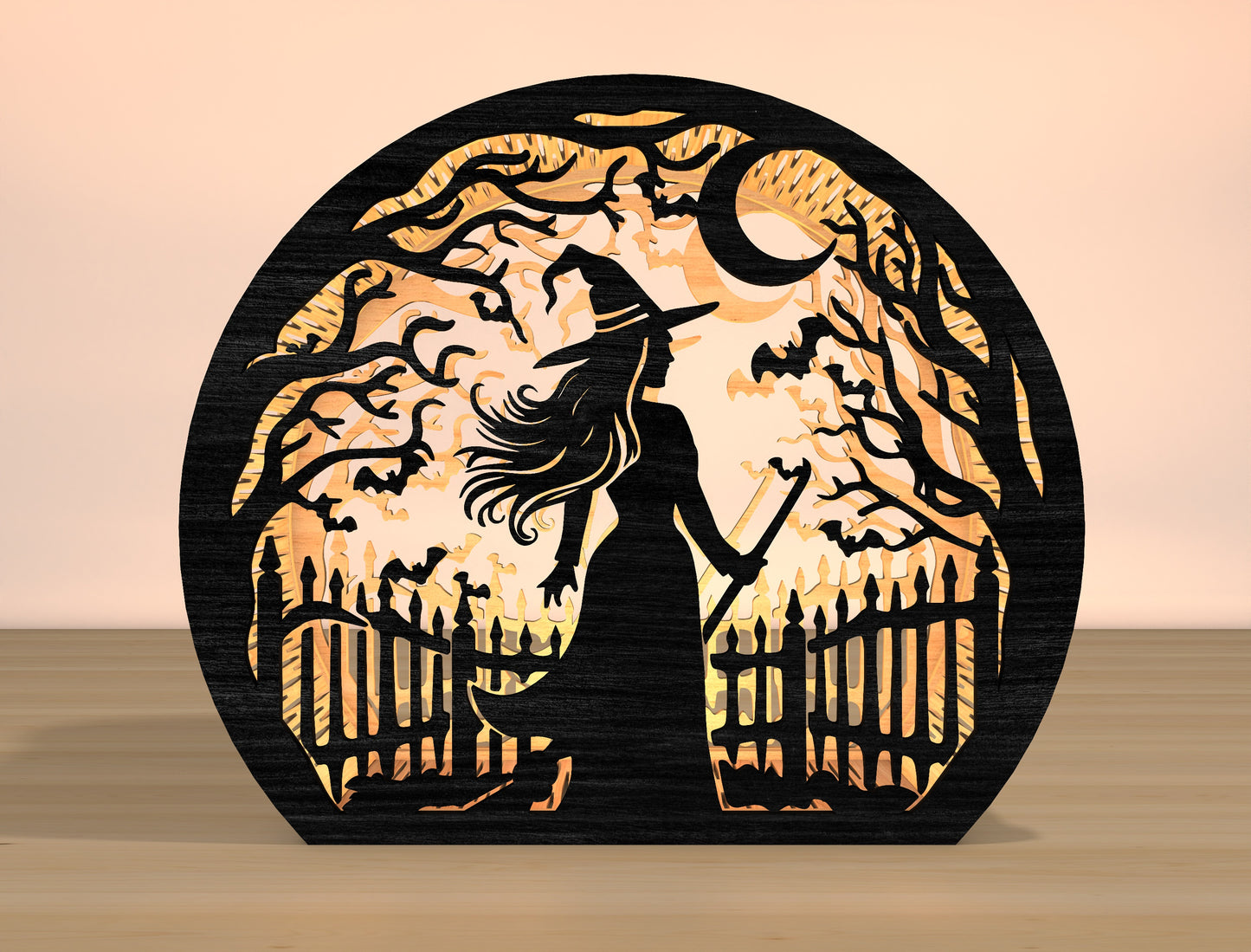 Halloween Raven Lantern SVG Bundle Laser Cut File | 10 Spooky Lantern Designs | Wooden Light Decor | Glowforge, xTool, LightBurn, etc.