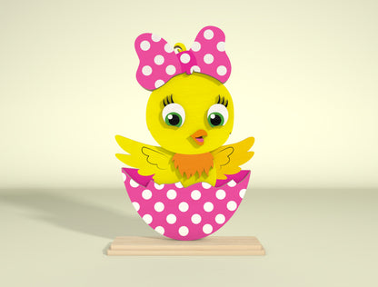 Cute Easter Character SVG Bundle 6 Designs for Glowforge and xTool