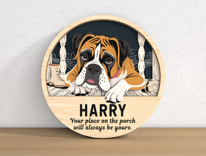 Dog Memorial Sign SVG Laser Cut File Bundle for xTool, Glowforge, or LightBurn