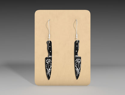 Halloween Horror Knife Earrings SVG Bundle 10 Designs for xTool LightBurn