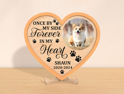 Heart Pet Memorial SVG Bundle Photo Frame for Glowforge and xTool
