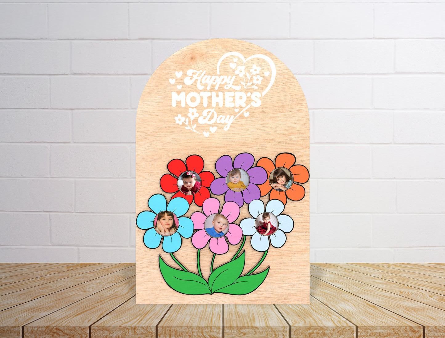 Mother's Day Flower Photo Display SVG Bundle for Glowforge and xTool