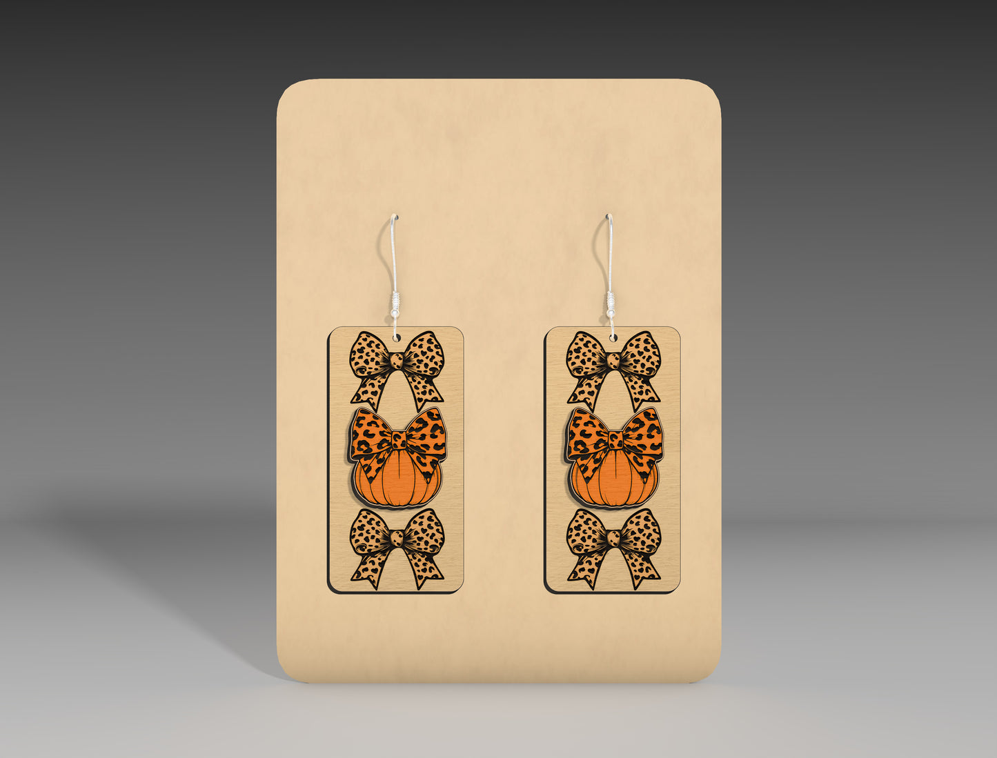 Halloween Rectangle Earrings SVG Bundle 10 Designs for Glowforge xTool