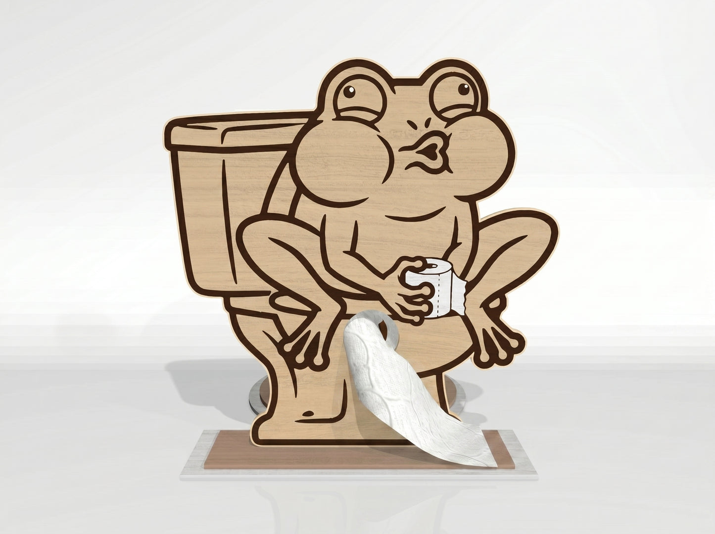 Animal Toilet Paper Holder SVG Bundle for Glowforge and xTool