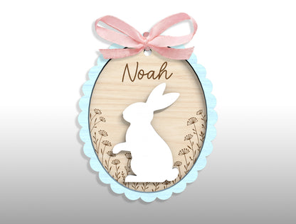 Easter Basket Tag Ornament SVG 23 Designs Laser Cut for Glowforge and xTool
