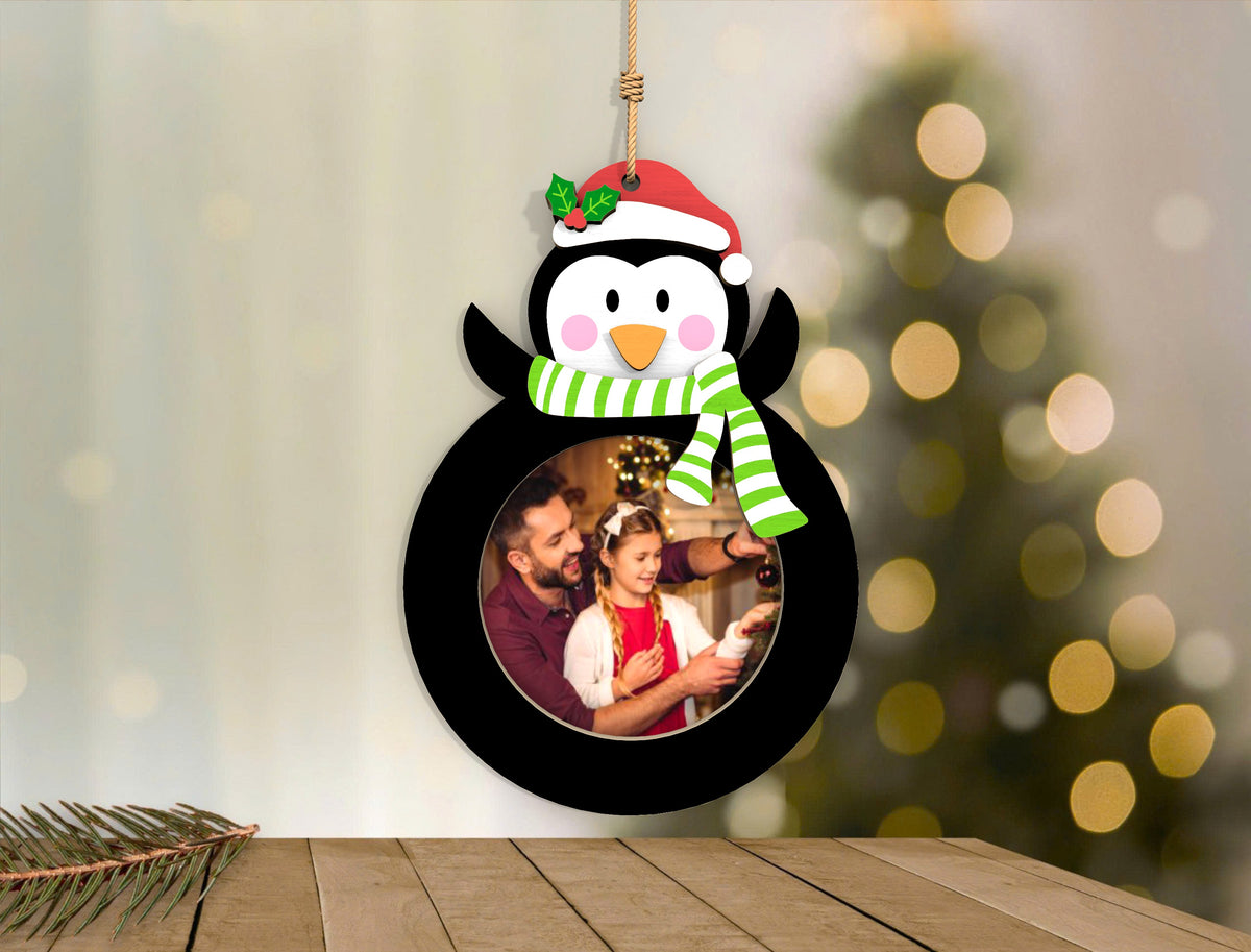 Christmas Character Photo Ornament SVG Bundle 6