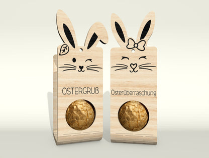 Easter Bunny Chocolate Holder SVG Bundle 25 Designs for Glowforge and xTool