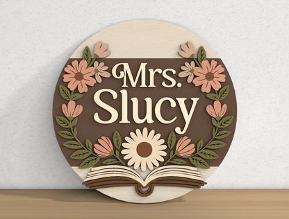 Teacher Door Sign Bundle SVG Classroom Decor for Glowforge Users