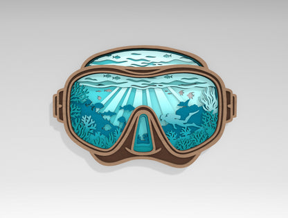 Summer Multilayer SVG Bundle for Glowforge and xTool