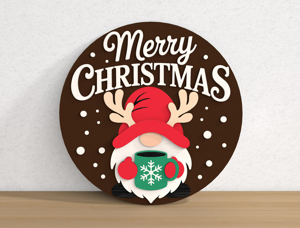 Christmas Welcome Door Sign SVG Bundle 6