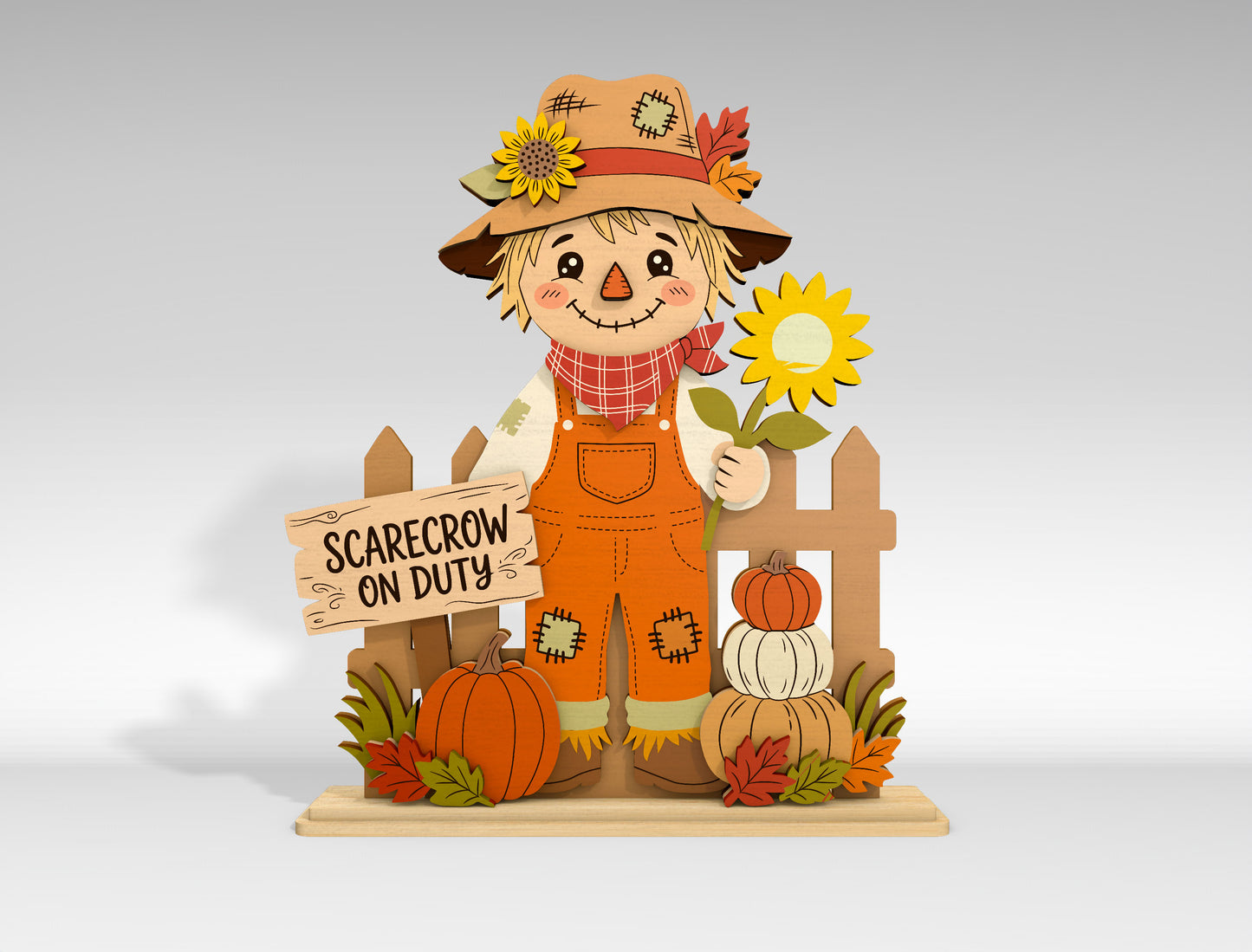 Thanksgiving Fall Scene SVG Bundle for Glowforge xTool LightBurn 5 Designs