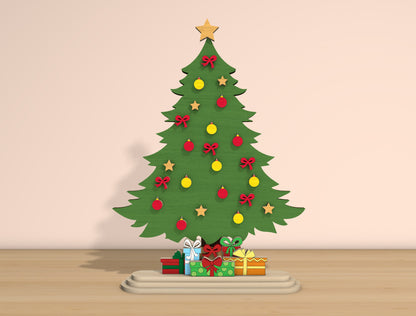 Christmas Character Tabletop Decor Laser Cut File | Ready to Cut | Glowforge, xTool, LightBurn, etc.