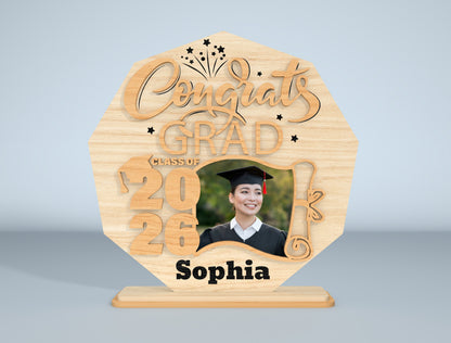 Graduation Photo Frame SVG Bundle Laser Cut File for Glowforge and xTool
