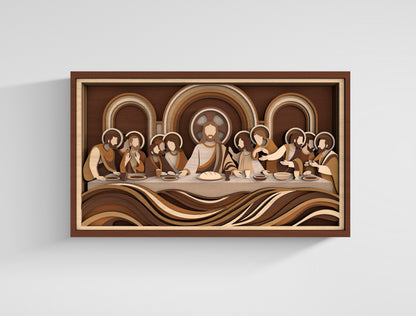 Christmas 3D Layered SVG Multilayer Holiday Laser Cut Designs