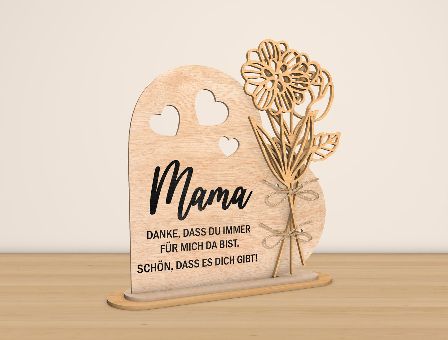 Mama Flower Plaque SVG Bundle 15 Flowers for Glowforge and xTool