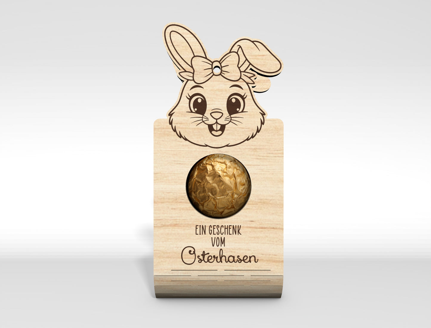 Easter Bunny Chocolate Holder SVG 9 Cute Designs for LightBurn and Glowforge