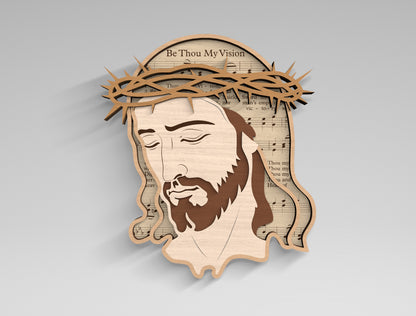 Jesus Crown of Thorns SVG 9 Christian Art Designs for Glowforge and xTool