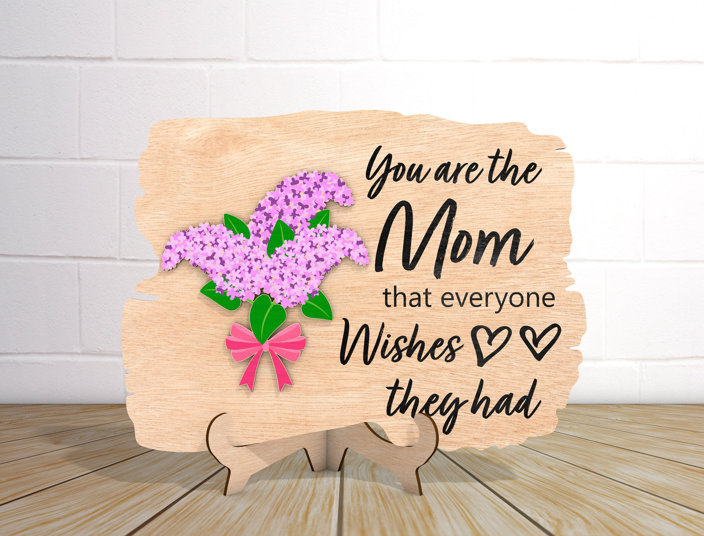 Mother Flower Quote Sign SVG Bundle A Mother Is Like for Glowforge