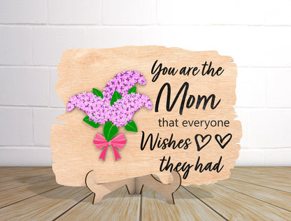 Mother Flower Quote Sign SVG Bundle A Mother Is Like for Glowforge
