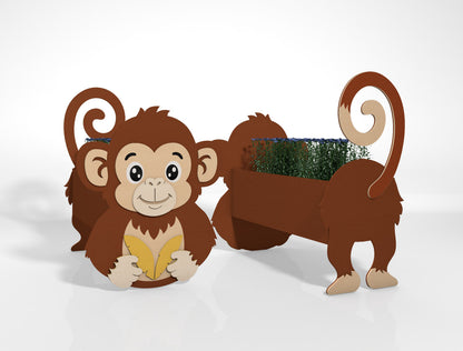 Animal Planter SVG Bundle for Glowforge and xTool