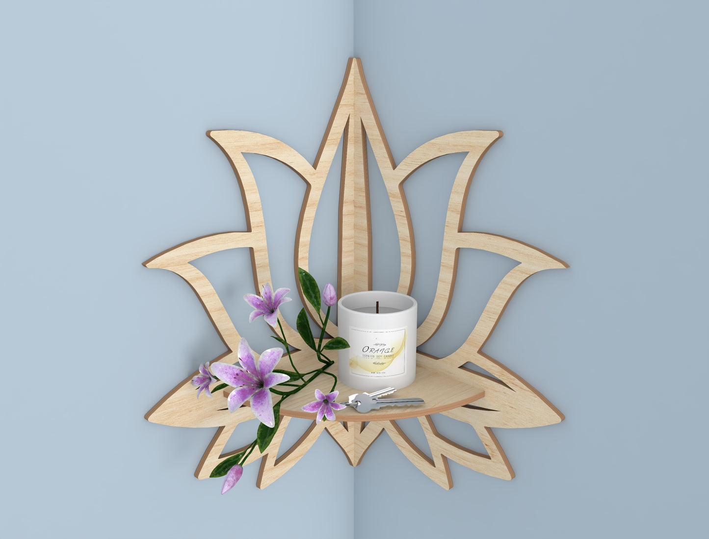 Butterfly Wall Shelf SVG Bundle for Glowforge and xTool