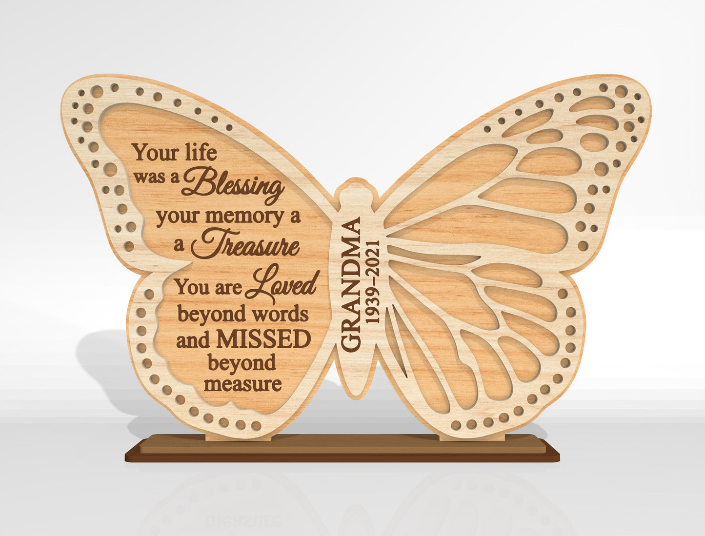 Memorial Photo Frame SVG Bundle for Glowforge, xTool, or LightBurn