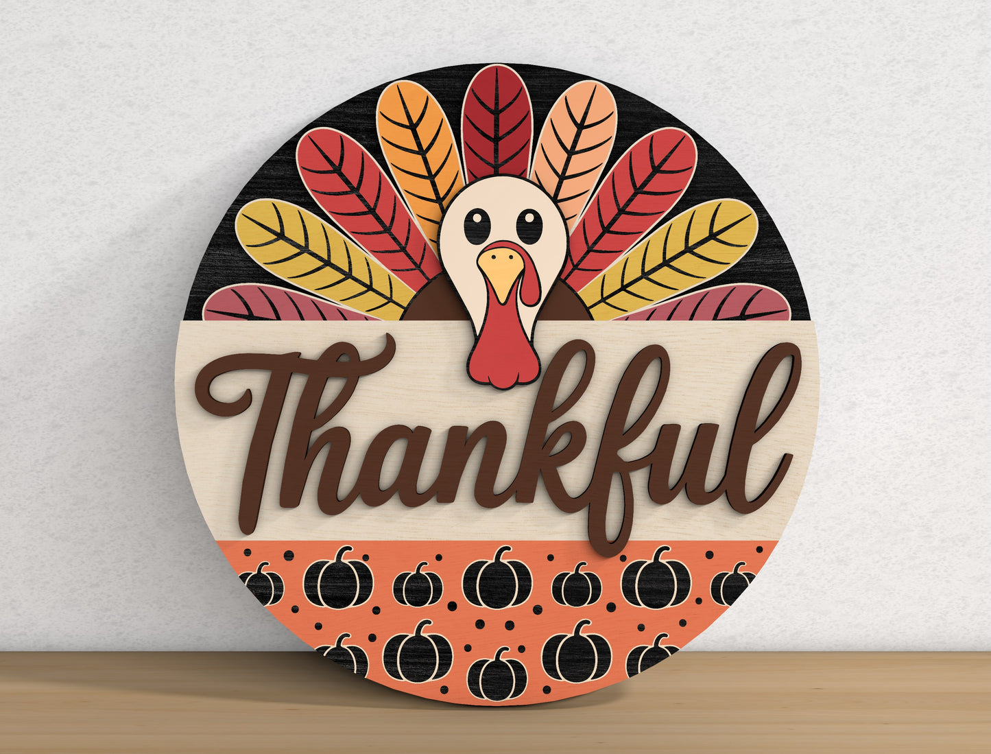 Happy Fall Yall Door Hanger SVG Bundle for Glowforge xTool LightBurn 9 Designs