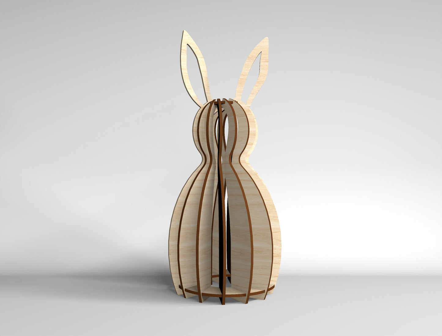 Easter Bunny Candle Holder SVG Bundle Bunny Lantern for xTool and LightBurn