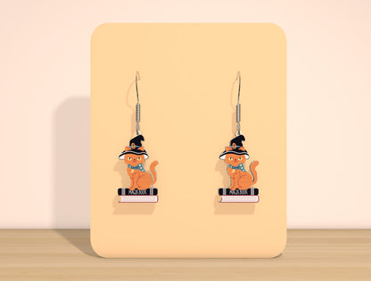 Halloween Cat & Dog Earrings SVG Bundle Laser Cut File | Cute Spooky Pet Earrings | Gothic Jewelry Style | Glowforge, xTool, LightBurn, etc.