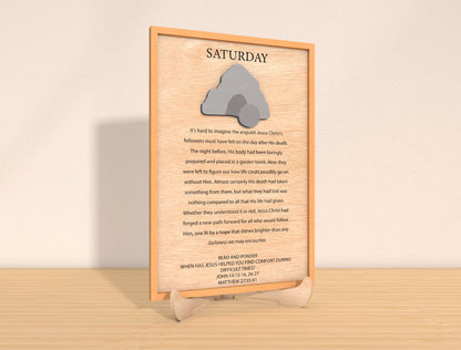 Holy Week Christian SVG Bundle 3 Easter Faith Designs for Glowforge and xTool