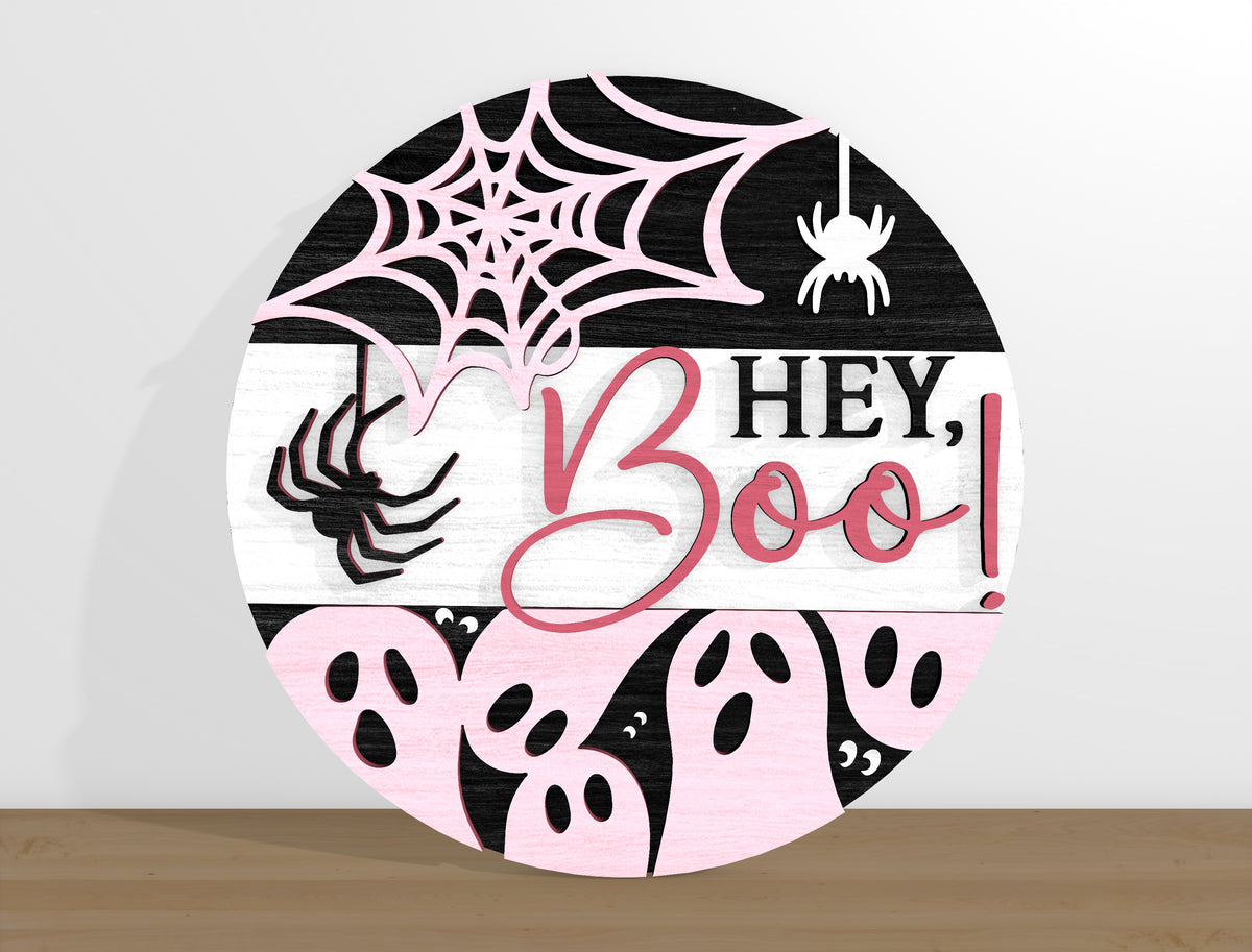 Halloween Door Hanger SVG Bundle Ghost Pumpkin Designs