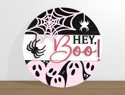 Halloween Door Hanger SVG Bundle Ghost Pumpkin Designs