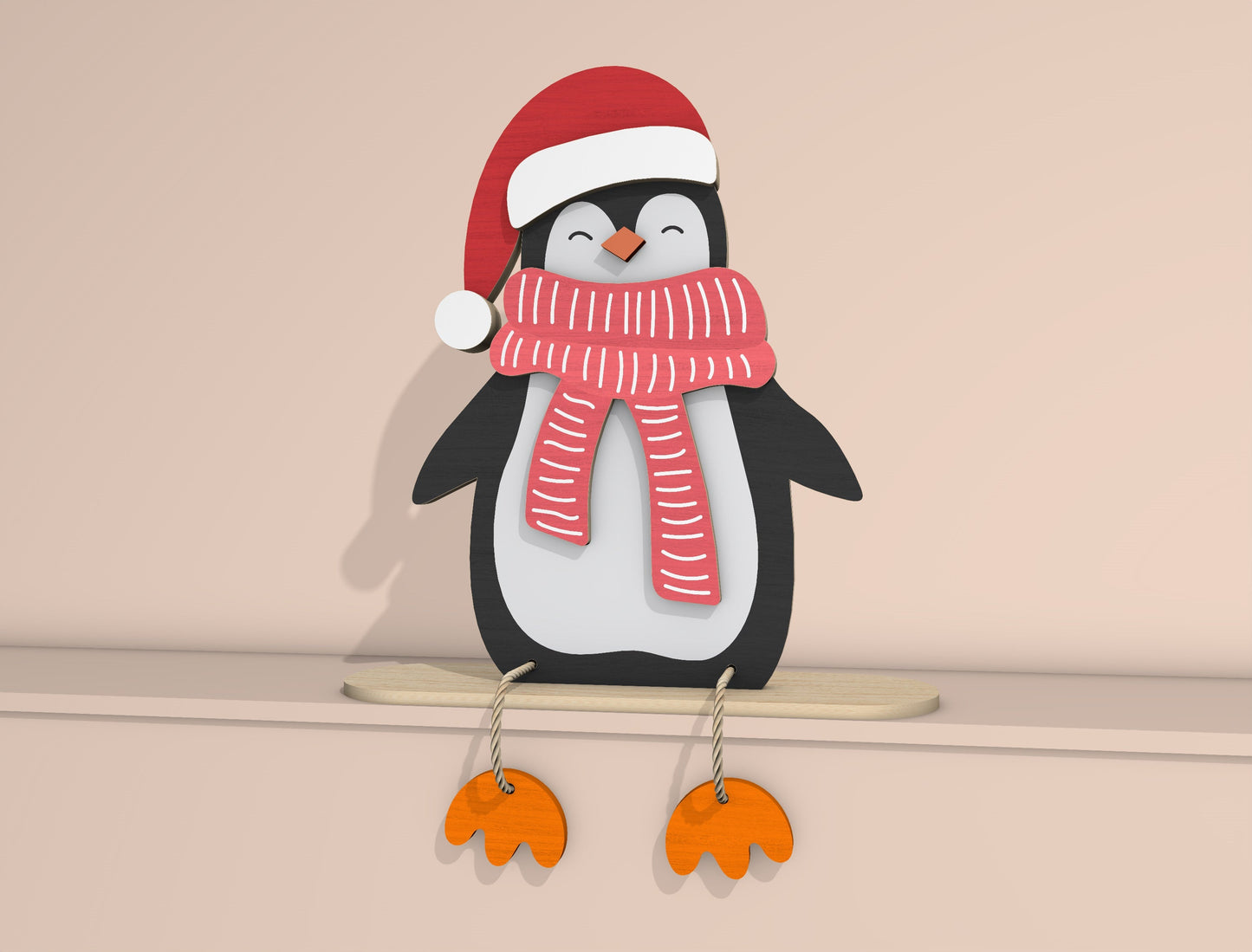 Christmas Character Shelf Sitter Laser Cut File | Ready to Cut | Glowforge, xTool, LightBurn, etc. My Store