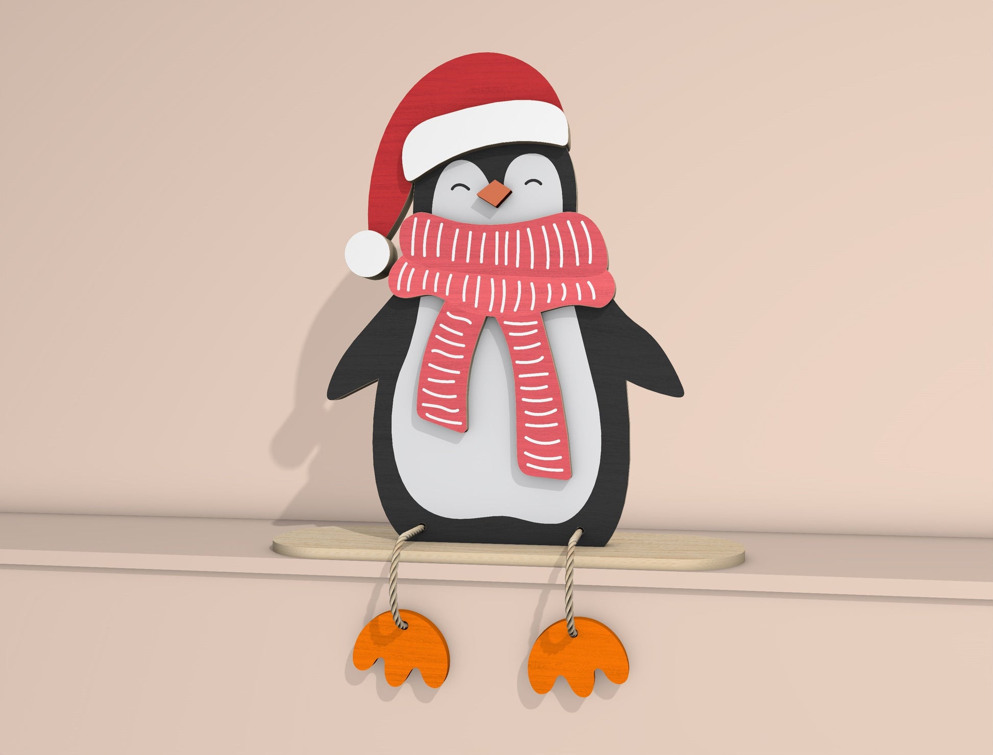 Christmas Character Shelf Sitter Laser Cut File | Ready to Cut | Glowforge, xTool, LightBurn, etc. My Store
