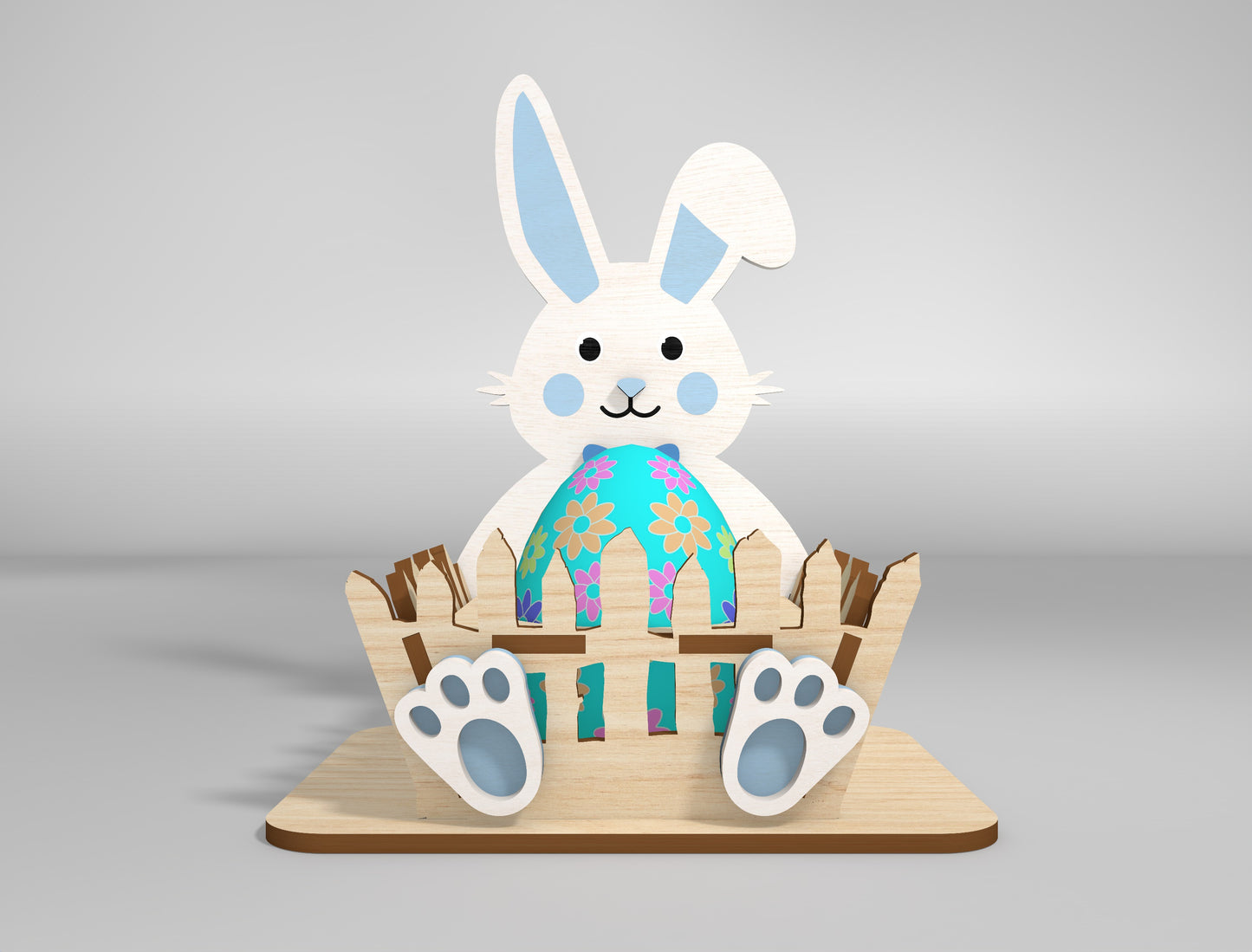 Easter Egg Holder Stand SVG Bunny Chick Lamb 8 Designs for LightBurn and xTool
