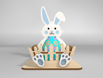 Easter Egg Holder Stand SVG Bunny Chick Lamb 8 Designs for LightBurn and xTool