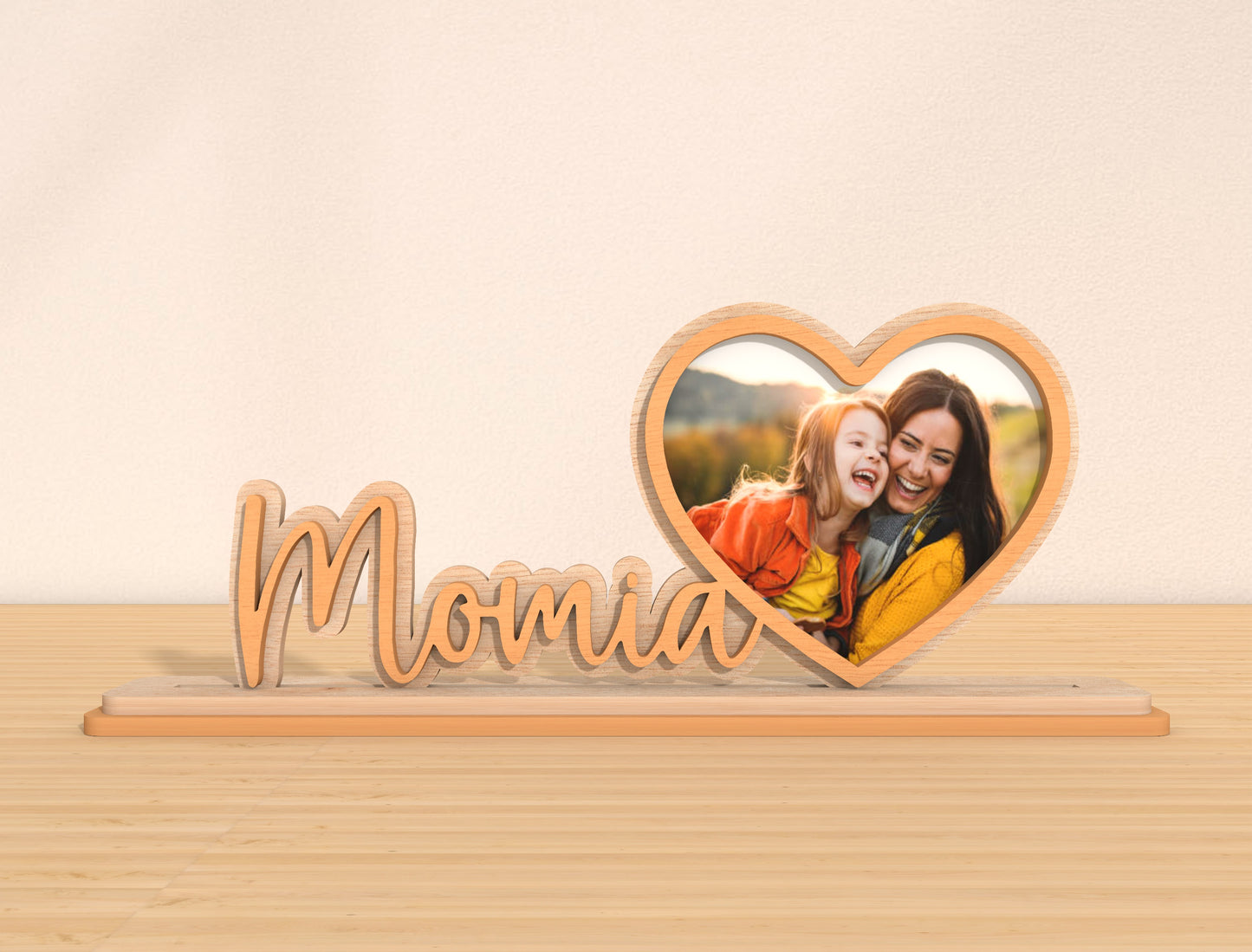Mom Name Photo Stand SVG Bundle 6 Mom Titles for LightBurn and xTool