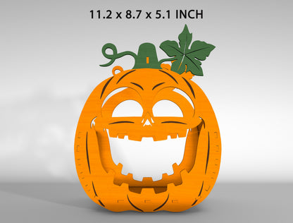 Halloween Pumpkin Basket SVG Laser Cut Bundle for Glowforge