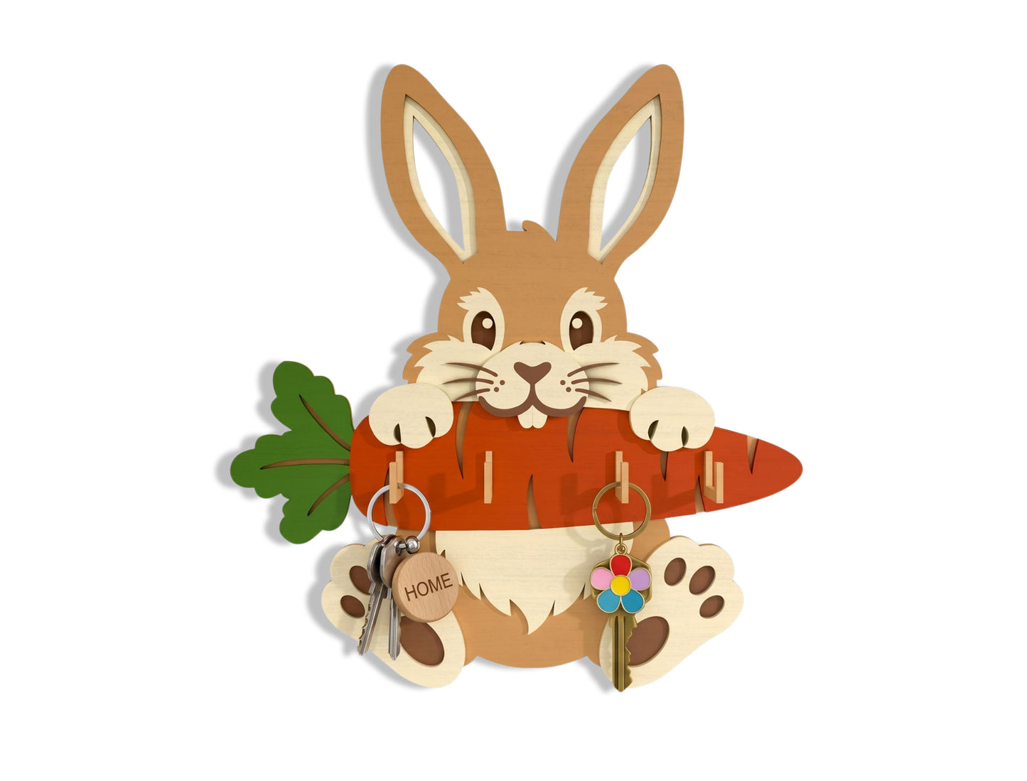 Animal Key Holder SVG Bundle for Glowforge, xTool, or LightBurn