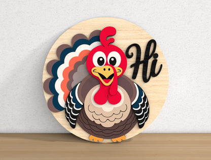 Fall Round Signs SVG Bundle for Glowforge xTool LightBurn 9 Designs