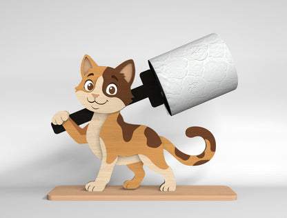 Farm Animal Toilet Paper Holder SVG Bundle for Glowforge and LightBurn