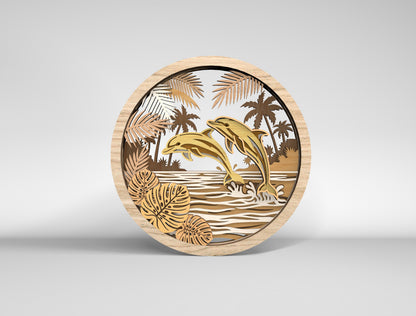 Multilayer Home Decor SVG Bundle Laser Cut File for Glowforge and LightBurn