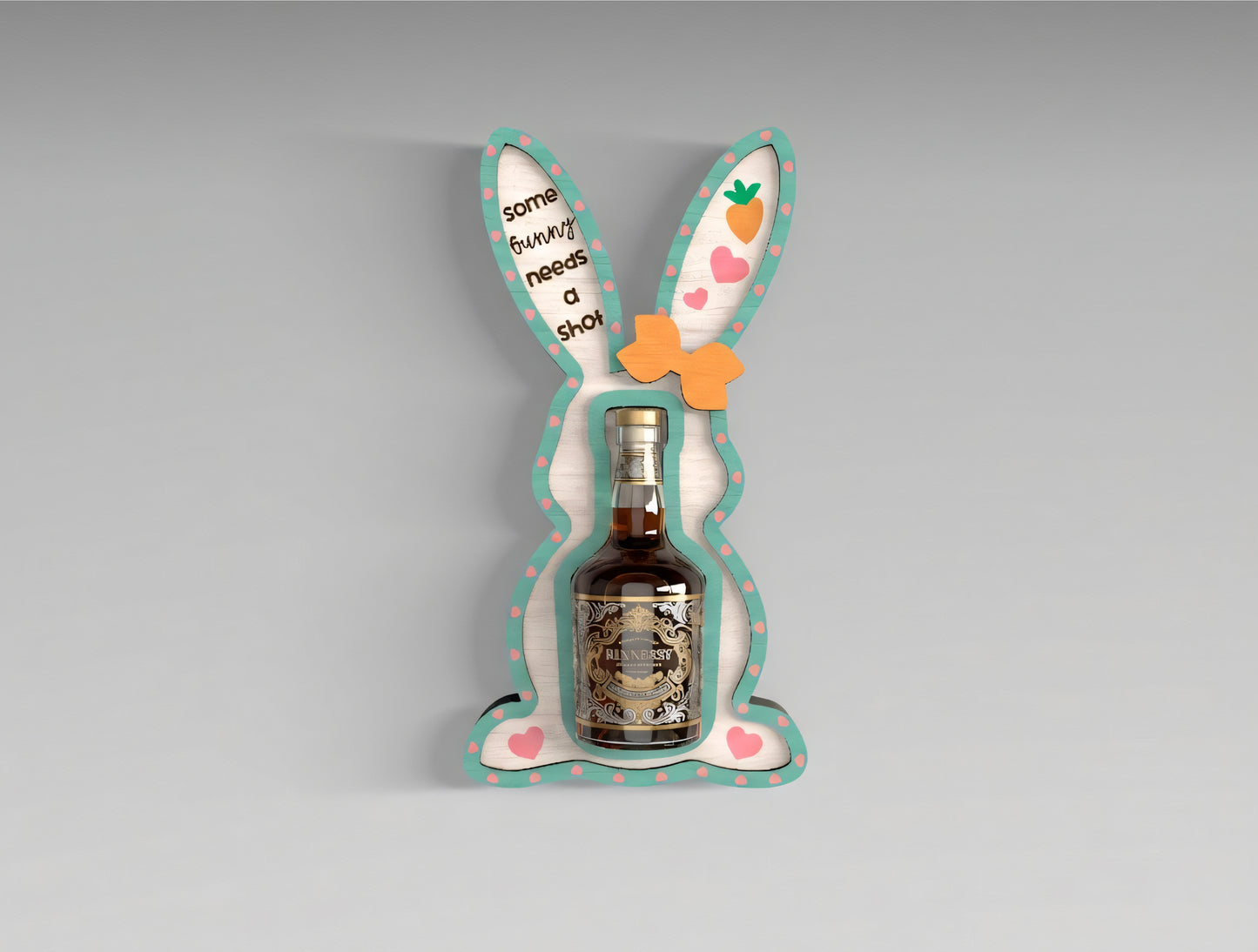 Easter Bunny Bottle Holder SVG 19 Designs Laser Cut for Glowforge and xTool