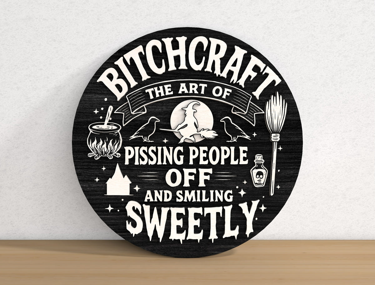 Funny Halloween Sign SVG Bundle 9 Designs Glowforge xTool
