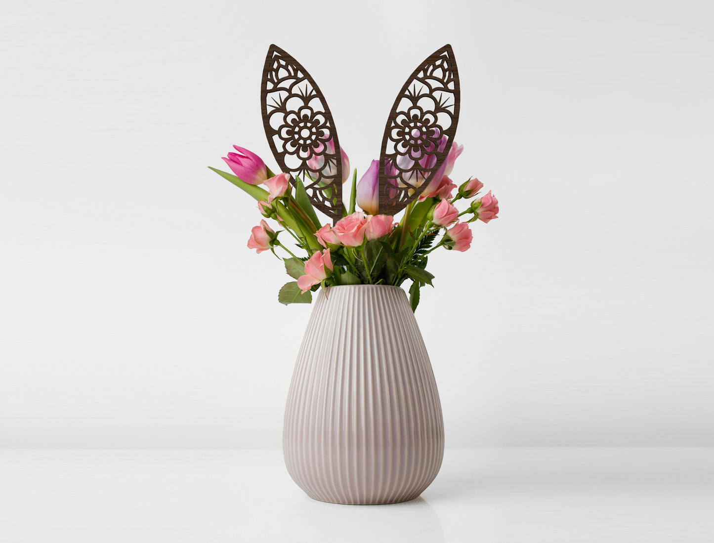Easter Bunny Ears Plant Stick SVG 20 Designs Laser Cut for LightBurn and xTool