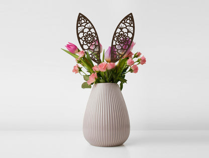 Easter Bunny Ears Plant Stick SVG 20 Designs Laser Cut for LightBurn and xTool