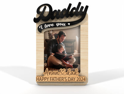 Dad Car Visor Photo Clip SVG Bundle Laser Cut File for Glowforge and xTool